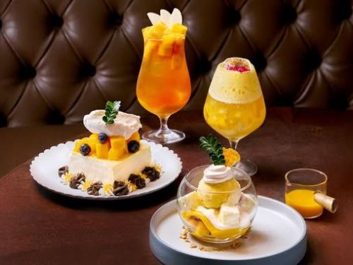 《金芒盛夏》｜高雄萬豪酒店京心咖啡廳用甜點與飲品詮釋夏日果園風情